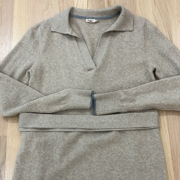 Faherty Jackson sweater dress oatmeal sz Small - Picture 2 of 6